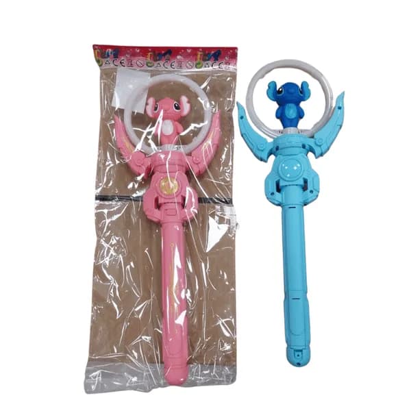 Różdżka świecąca Stitch dla dzieci, mix kolorów różowy i niebieski