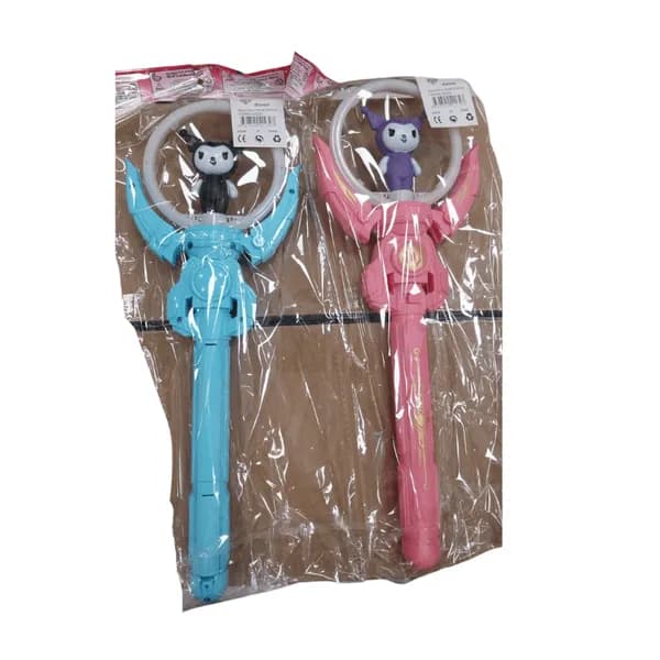 Różdżka świetlna z figurką Kuromi, LED, mix kolorów