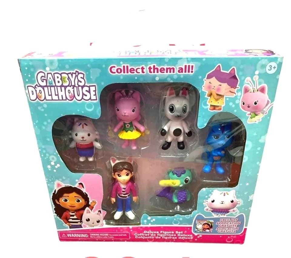Zestaw figurek Gabby's Dollhouse Deluxe PK13419 6 sztuk