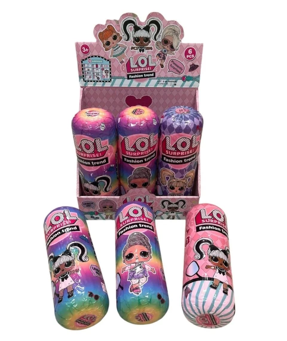 Lalki LOL Surprise Fashion Trend PK13425 - Tuby Niespodzianki 6szt
