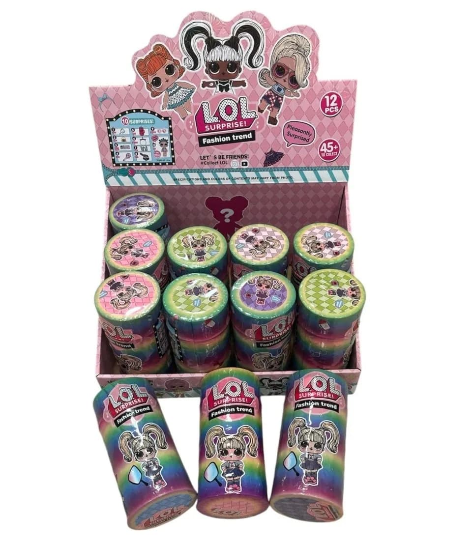 Lalka LOL Surprise Fashion Trend w tubie - 12 sztuk w opakowaniu
