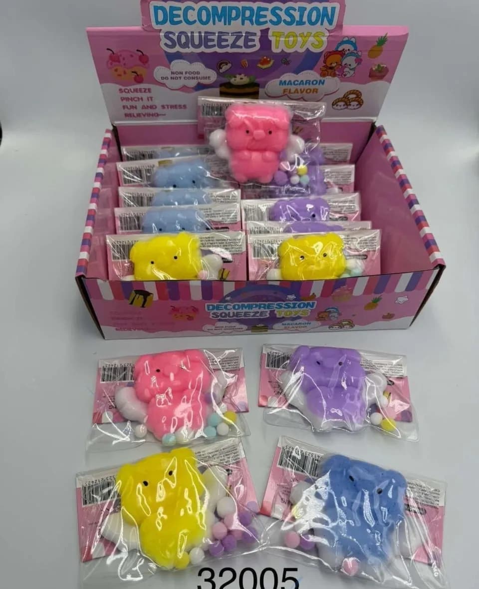 Zabawki antystresowe Squeeze Toys figurki zwierząt Macaron 16szt
