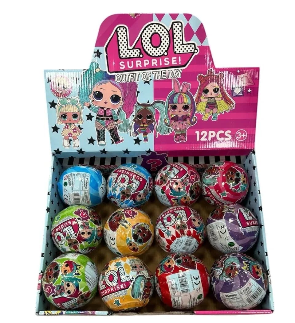 Lalka LOL Surprise Outfit of the Day - Kula Niespodzianka 12 szt.