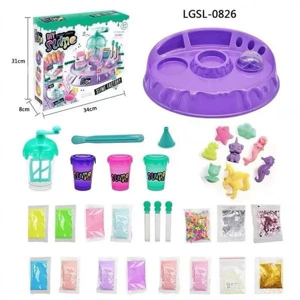 Zestaw DIY Slime Factory 34x31cm PK13470 - Stacja z mikserem
