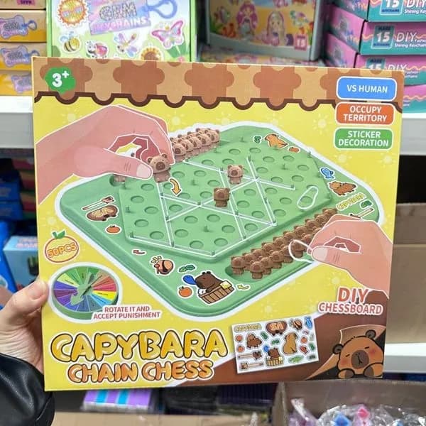Gra Capybara Chain Chess PK13510 - Zręcznościowa 50 el.