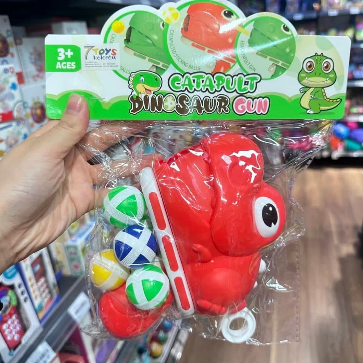 Pistolet na kulki Space Gun dla dzieci 3+ wyrzutnia piłek EVA