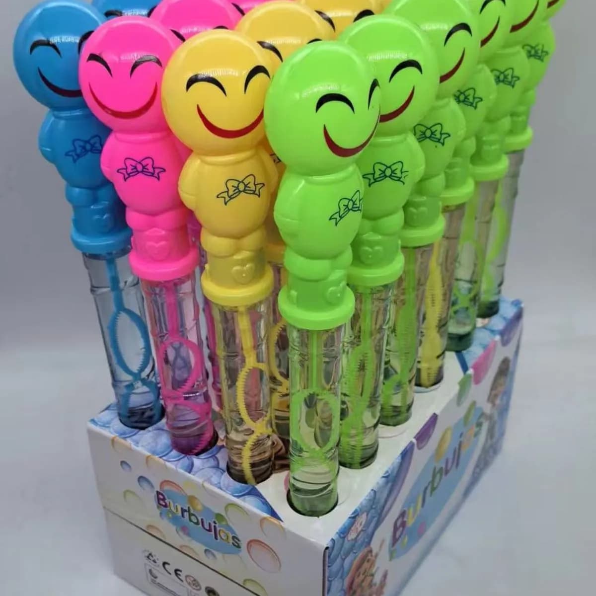 Miecz do baniek mydlanych Bubble Burbujas 35cm Uśmiechnięta Buźka