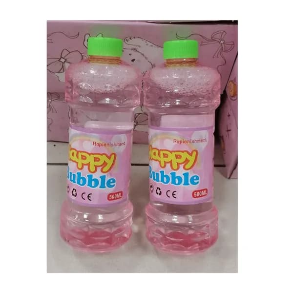 Płyn do baniek mydlanych Happy Bubble 500ml - zapas w butelce
