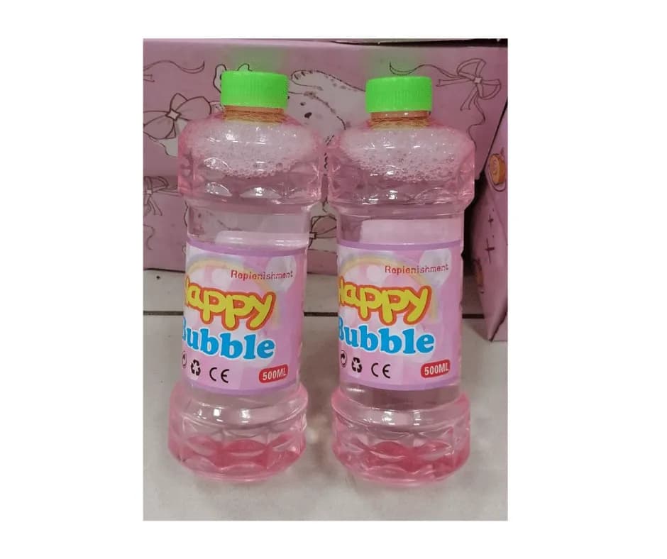 Płyn do baniek mydlanych Happy Bubble 500ml - zapas w butelce