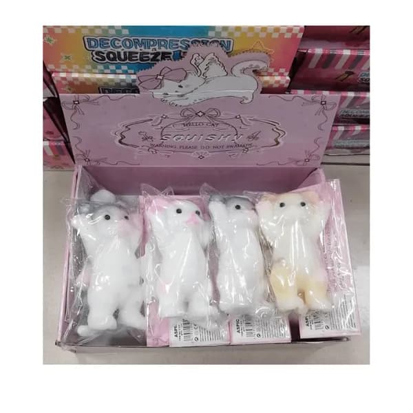 Zabawki antystresowe Hello Cat Squishy kotki - zestaw 9 szt.