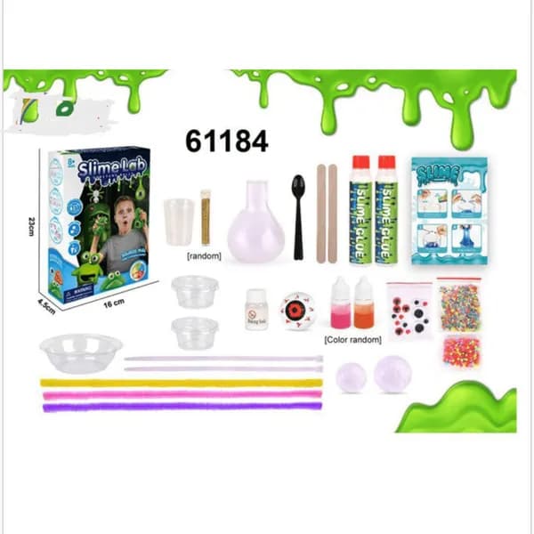 Zestaw do robienia slime Slime Lab DIY PK13591 23x16cm