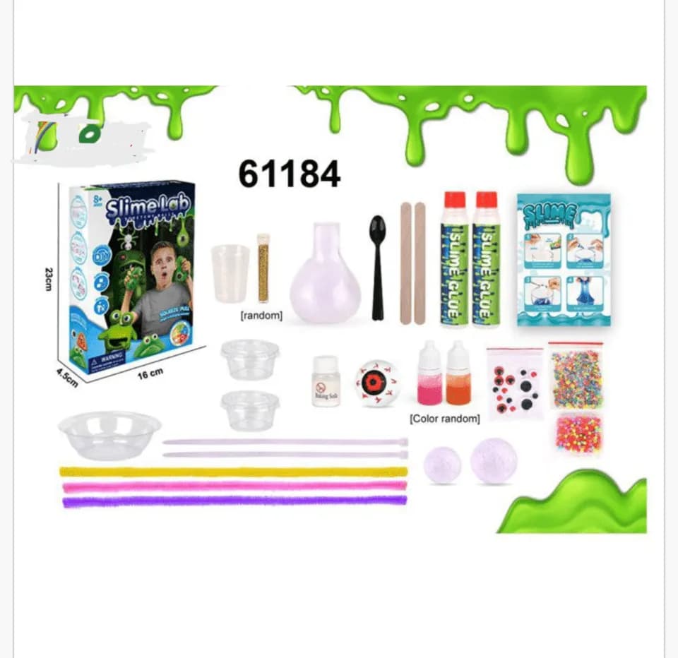 Zestaw do robienia slime Slime Lab DIY PK13591 23x16cm
