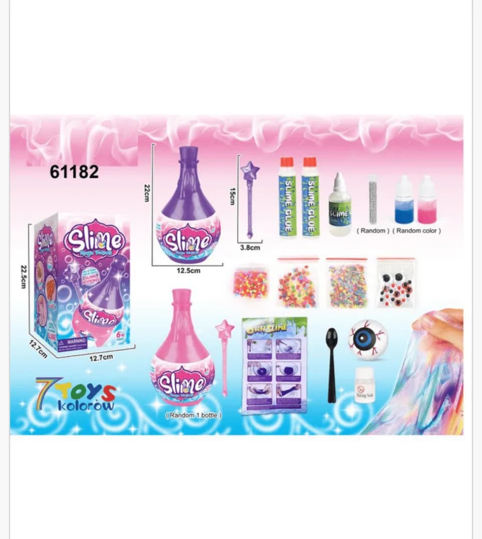 Zestaw do robienia slime PK13593 Magiczne Mikstury 22,5cm