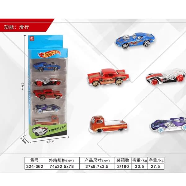 Zestaw Samochod Hot Wheel Die Cast