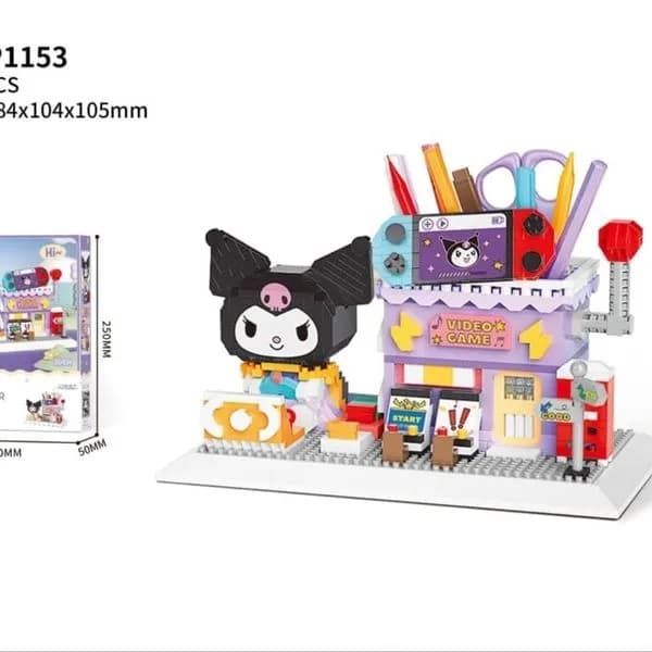 Klocki Kuromi Cartoon Penholder 1340 el. Organizer Biurkowy P1153