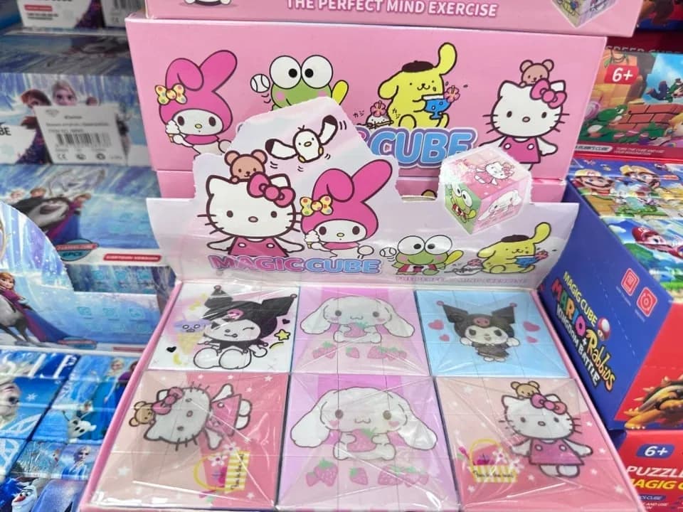 Magic Cube Sanrio - kostka logiczna Hello Kitty Kuromi 12 szt.