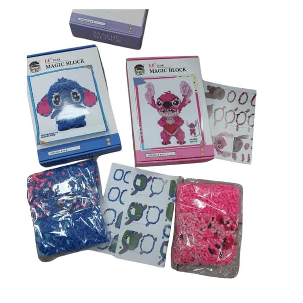 Klocki Magic Block Stitch 14+ lat, Mikrokloce Figurki Kolekcjonerskie