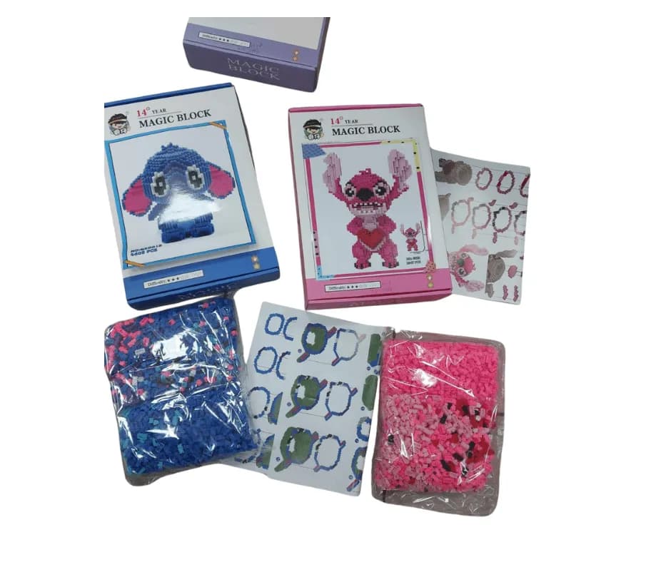 Klocki Magic Block Stitch 14+ lat, Mikrokloce Figurki Kolekcjonerskie