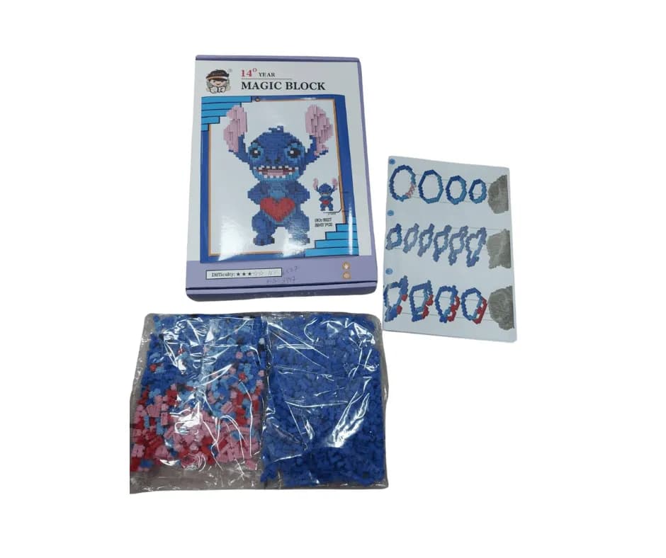 Klocki konstrukcyjne Magic Block Stitch PK13757 3947 el.
