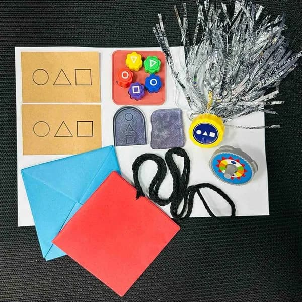 Zestaw Komplet Zabawki Gongi - Gry Zręcznościowe i Symbole