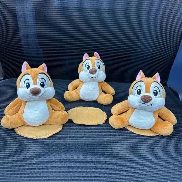 Maskotka na Rzep Chip & Dale - Pluszowa Zabawka z Podstawką