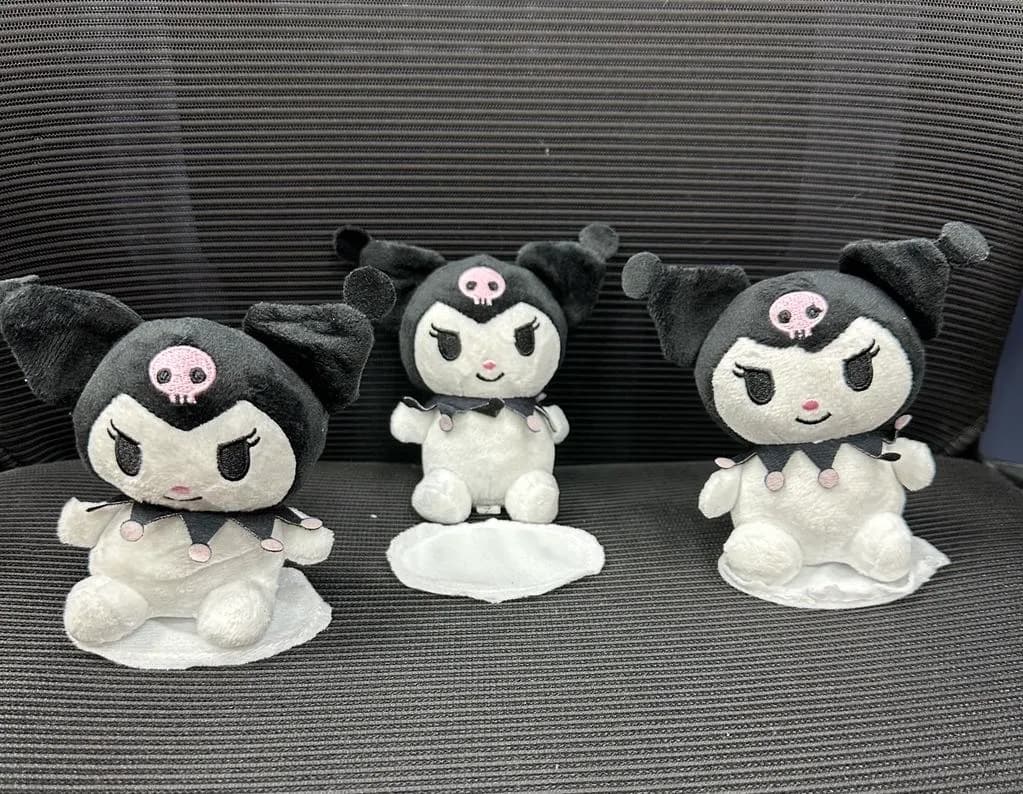 Maskotka na Rzep Kuromi - Pluszowa Figurka Czarno-Biała