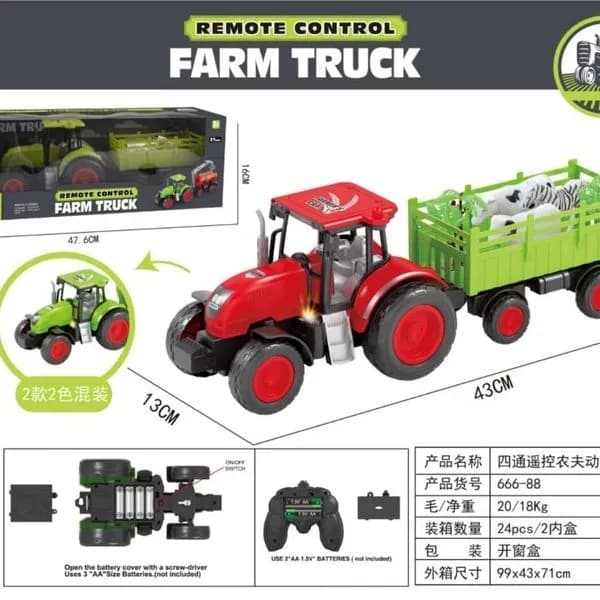 Zabawka Farm Truck Remote Control