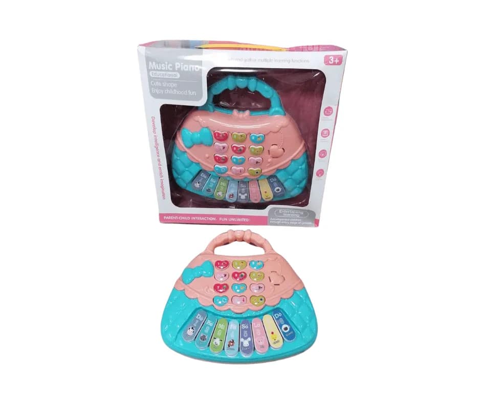 Zabawka Music Piano dla Dzieci, Interaktywne Pianinko Torebka