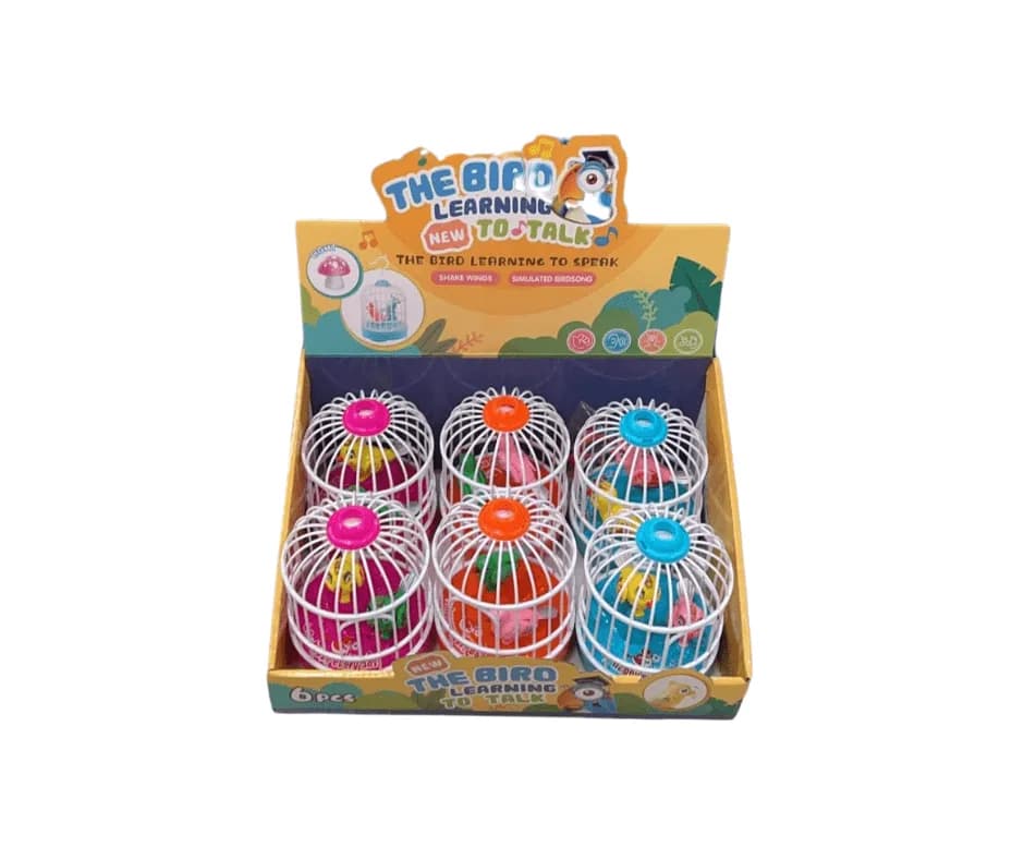 Zabawka The Bird Learning To Talk - Interaktywne Ptaszki w Klatkach