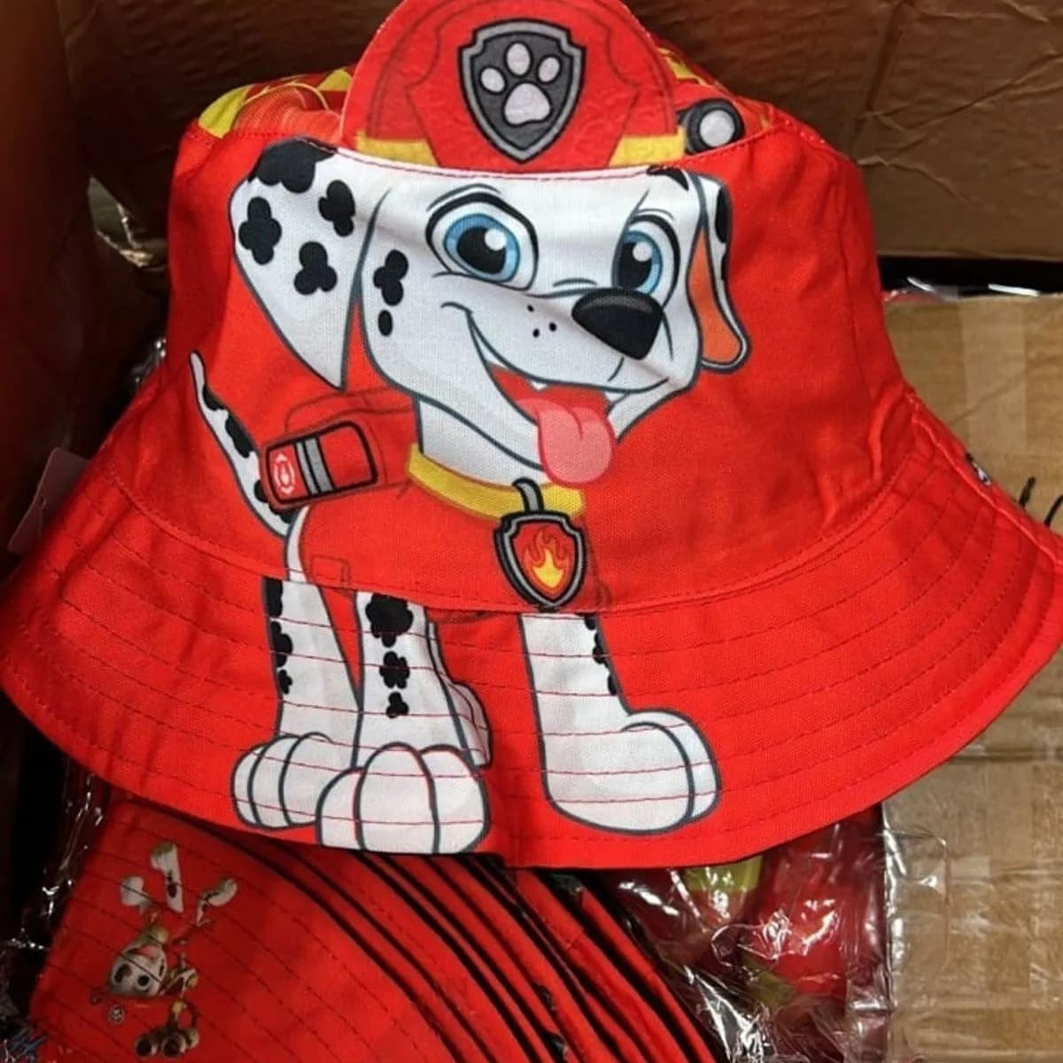 Kapelusz dla Dzieci Psi Patrol Marshall Czerwony