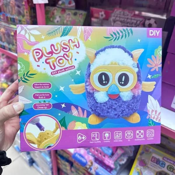 Zabawka Plush Toy DIY Sowa Kreatywny Zestaw do Tworzenia 6+