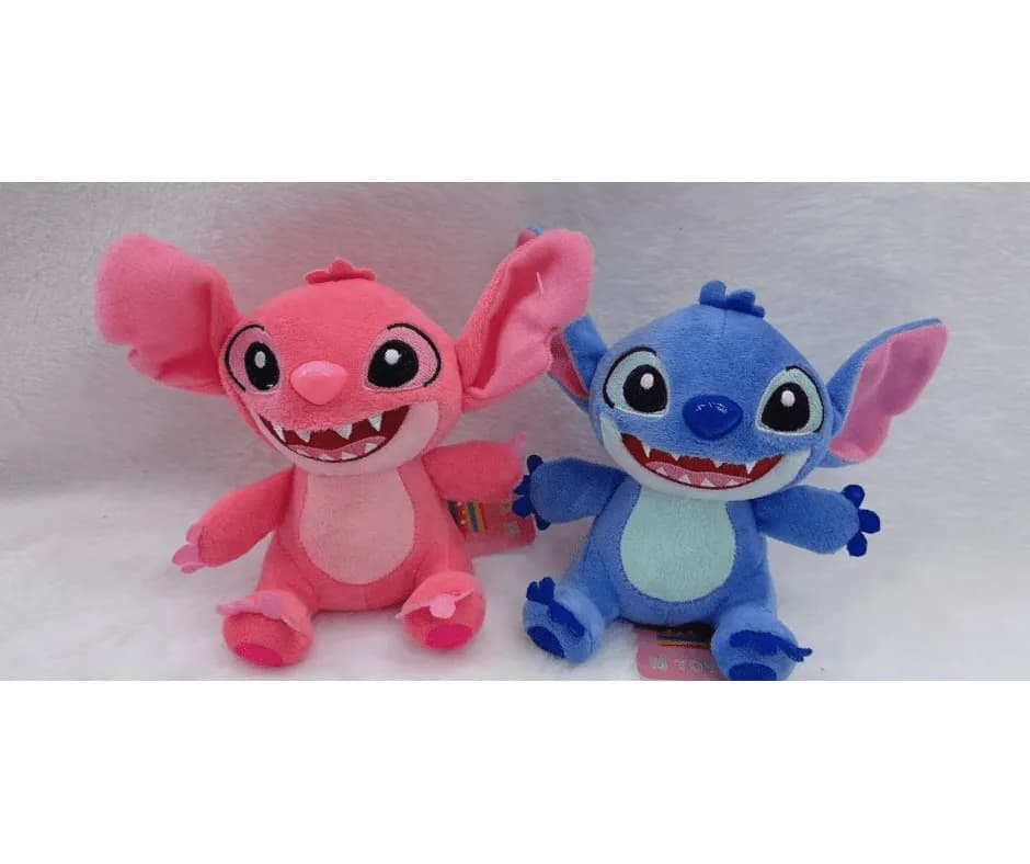 Maskotka Pluszowa Stitch i Angel Mix Kolorów 12 szt.