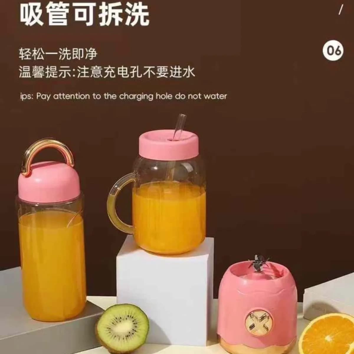 Sokowirówka Ładowanie na USB 2 moc