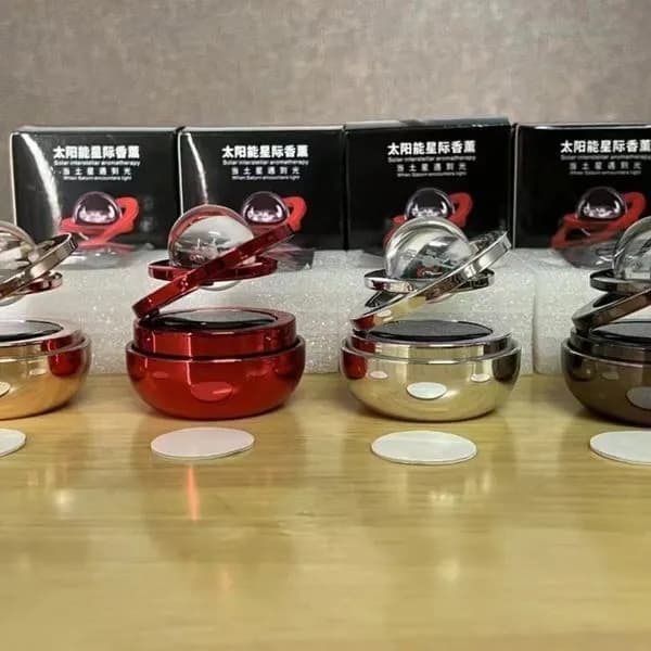 Dekoracja Samochod Solarna Interstellar Aromaterapia 12szt Mix