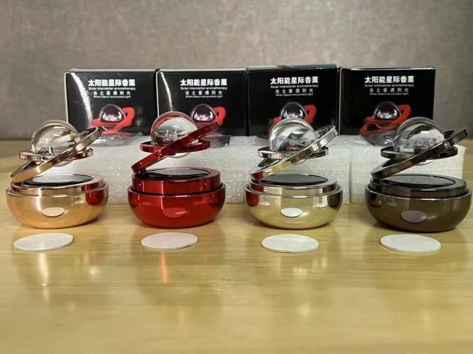 Dekoracja Samochod Solarna Interstellar Aromaterapia 12szt Mix