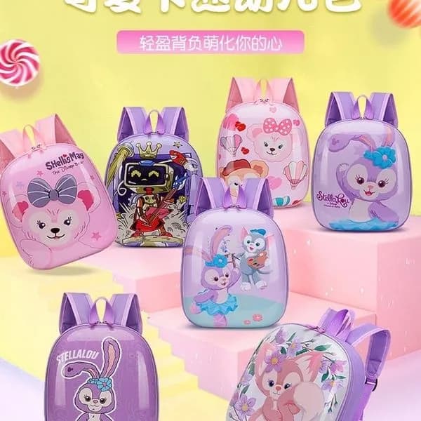 Torebka dla Dzieci Plecak Usztywniany Mix Wzorów 12szt