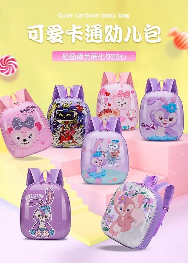 Torebka dla Dzieci Plecak Usztywniany Mix Wzorów 12szt