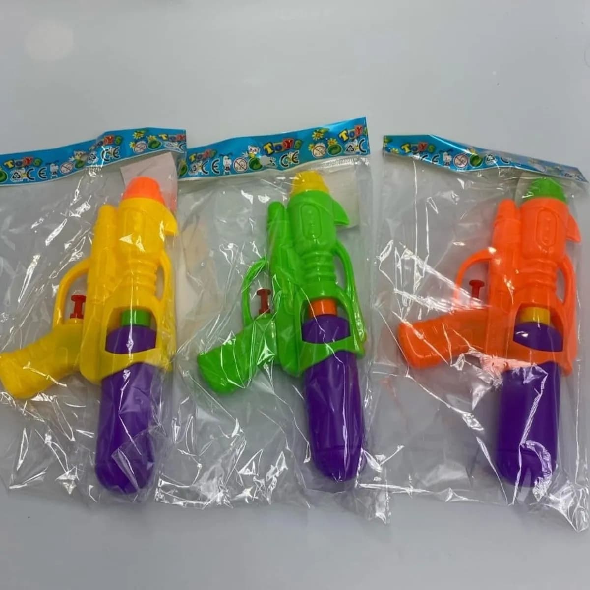 Zabawka Pistolety na Wodę Kolorowe z Zbiornikiem Mix 12 szt.