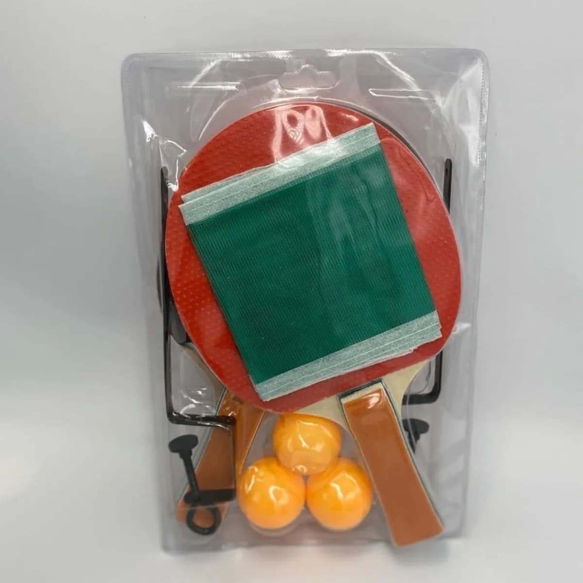 Zestaw do Ping Ponga Zabawka - 2 rakietki, 3 piłeczki, siatka