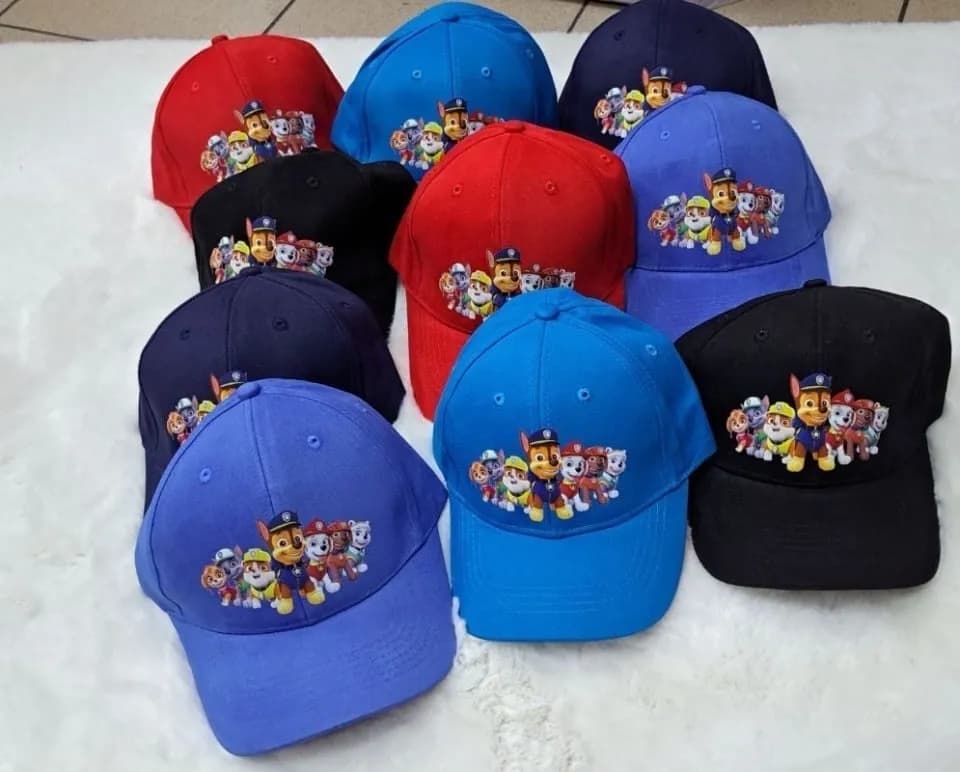 Czapka z daszkiem dla dzieci Psi Patrol Rozmiar 52-54 Mix kolorów