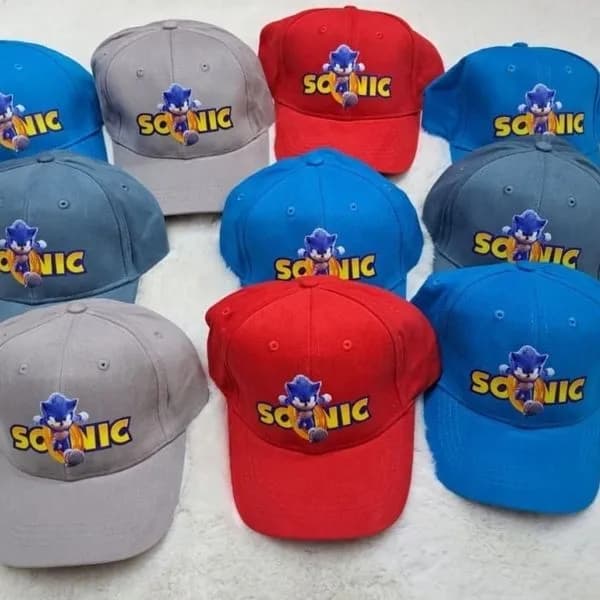 Czapka z daszkiem dla dzieci Sonic Rozmiar 52-54 Mix kolorów