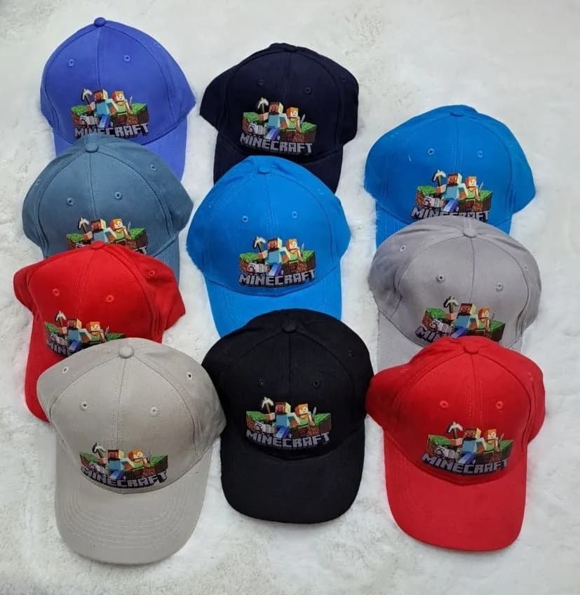Czapka z daszkiem dla dzieci Minecraft Rozmiar 52-54 Mix kolorów