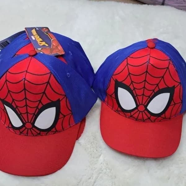 Czapka dla Dzieci z Daszkiem Spider-Man Marvel Czerwono-Niebieska