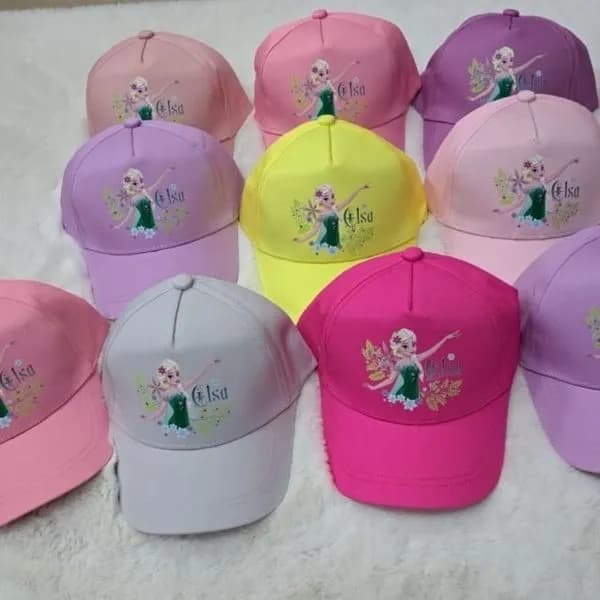 Czapka dla Dzieci z Daszkiem Elsa Mix Kolorów 10 szt.