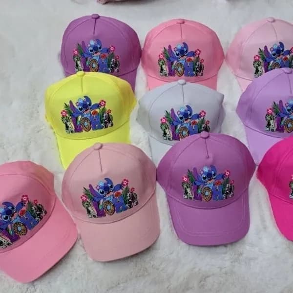 Czapka dla Dzieci Bejsbolówka Stitch Aloha Mix Kolorów 10 szt.
