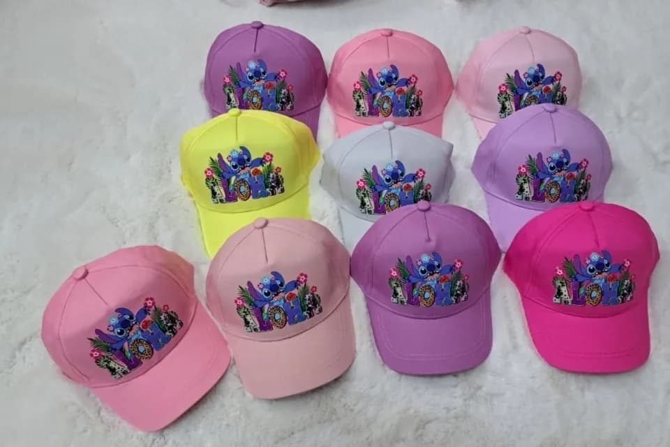 Czapka dla Dzieci Bejsbolówka Stitch Aloha Mix Kolorów 10 szt.