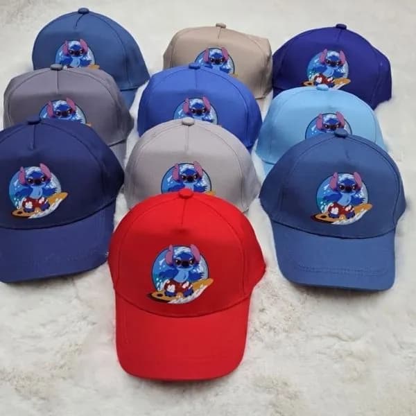 Czapka dla Dzieci z Daszkiem Stitch Mix Kolorów 10 szt.