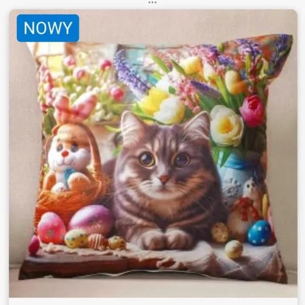 Wielkanoc Poszewska 40x40cm
