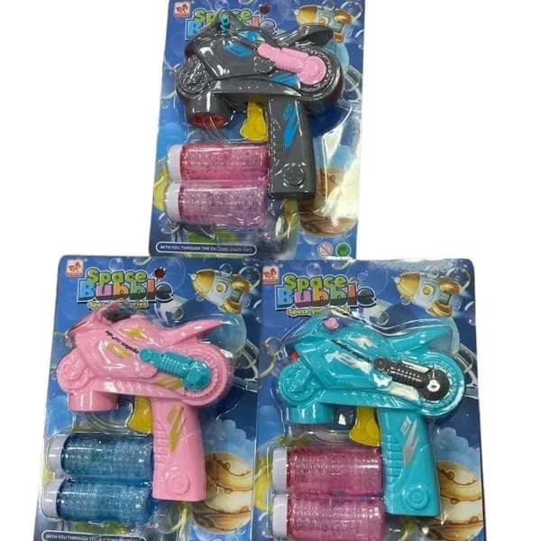 Zabawka Pistolety Woda Bańki Mydlane Motor Space Bubble Mix