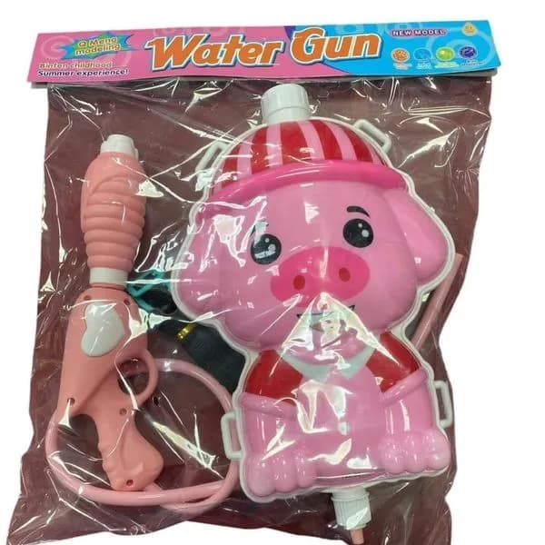 Zabawka Pistolety Woda - Pistolet z Plecakiem Świnka, 12 szt.